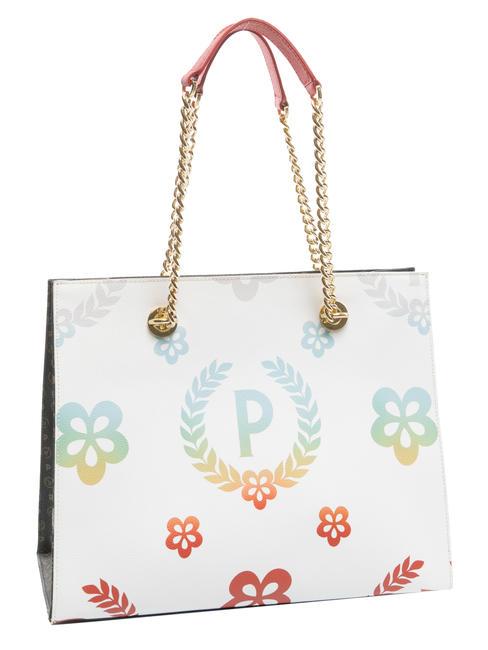 HERITAGE  Geanta de cumparaturi cu imprimeu peste tot BLACK FUXY - Genți femei