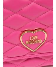 LOVE MOSCHINO ROMANTIC Convertible Geantă de umăr/încrucișată fucsie - Genți femei - 3
