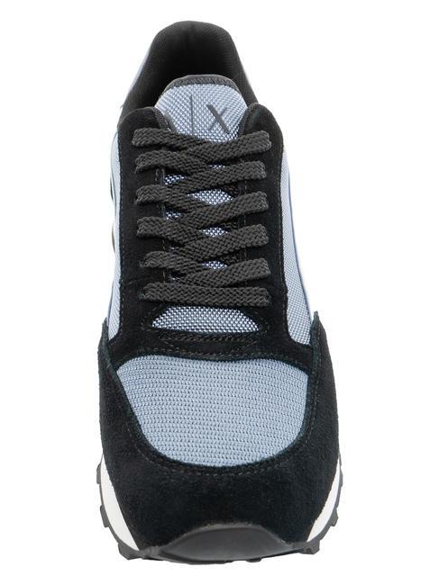 OSAKA Adidași Man negru+albastru - Pantofi bărbați