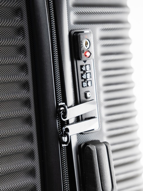 ADVENTURE Cărucior de dimensiune medie negru - Trolere rigide