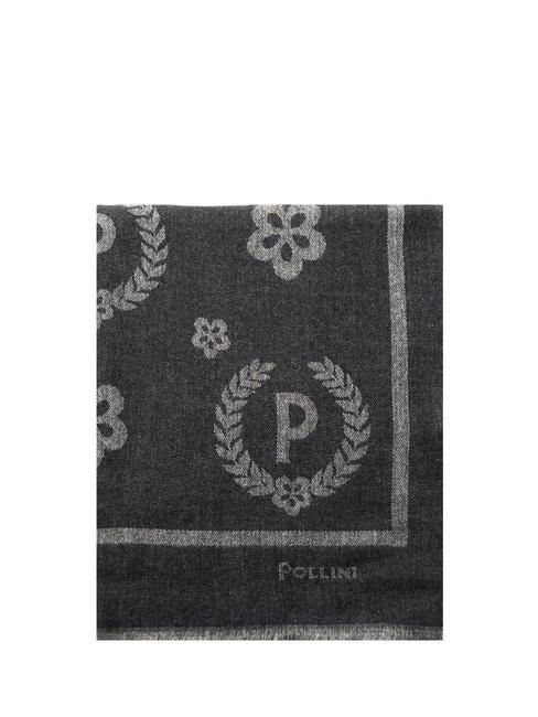 JAQUARD Esarfa Fabricata in Italia negru - Eșarfe