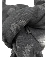 POLLINI JAQUARD Esarfa Fabricata in Italia negru - Eșarfe - 4