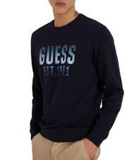 GUESS BEAU Hanorac cu gât crew smartblue - hanorace - 3