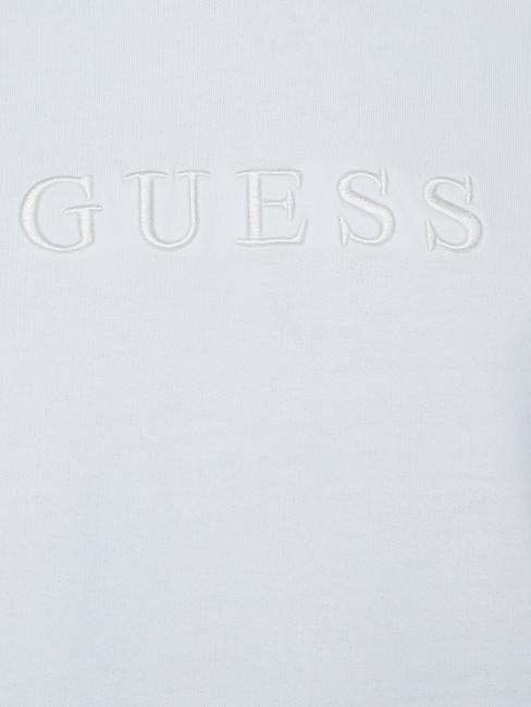 FINCH TERRY Hanorac supradimensionat cu buzunar și glugă sare alb multi - hanorace