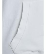 GUESS FINCH TERRY Hanorac supradimensionat cu buzunar și glugă sare alb multi - hanorace - 4