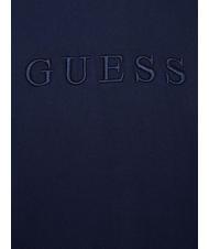 GUESS FINCH TERRY Hanorac supradimensionat cu buzunar și glugă smart blue multi - hanorace - 5