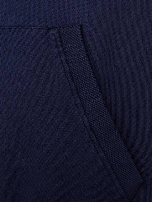 FINCH TERRY Hanorac supradimensionat cu buzunar și glugă smart blue multi - hanorace