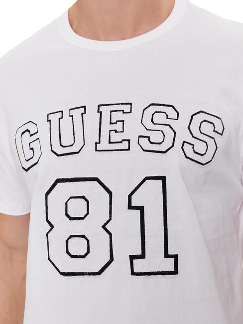 81 PATCH Tricou din bumbac alb purpuriu - tricou