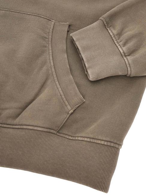 FINCH TERRY Hanorac supradimensionat cu buzunar și glugă ardezie taupe multi - hanorace