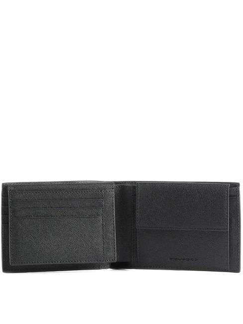 Portofel BLACK SQUARE, din piele negru - Portofele bărbați