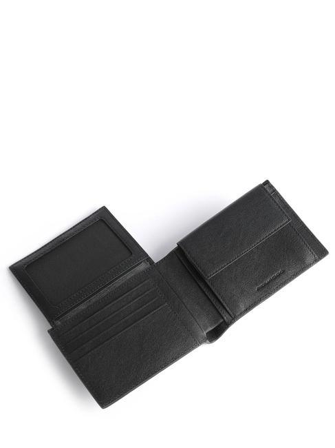 Portofel BLACK SQUARE, din piele negru - Portofele bărbați