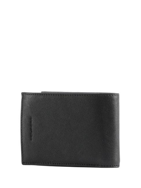 Portofel BLACK SQUARE, din piele negru - Portofele bărbați