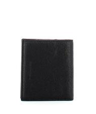 PIQUADRO BLACK SQUARE  Portofel vertical din piele negru - Portofele bărbați - 4