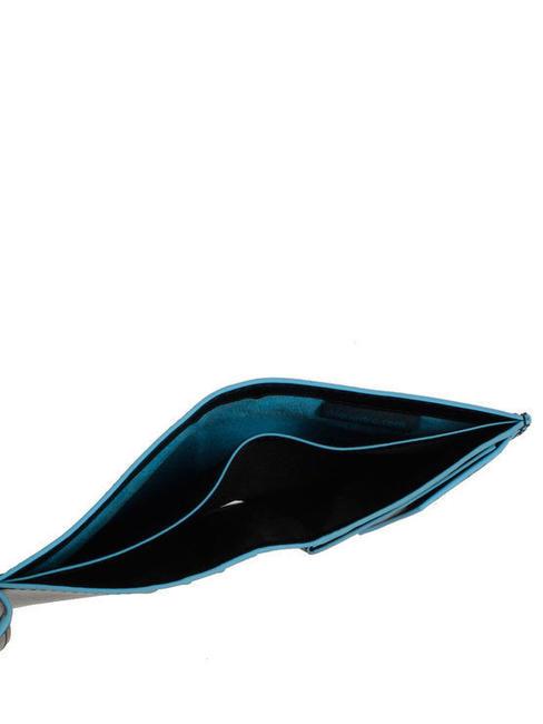 BLUE SQUARE  Portofel din piele cu logo metalic negru - Portofele bărbați