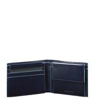 PIQUADRO BLUE SQUARE  Portofel mediu din piele albastru - Portofele bărbați - 2