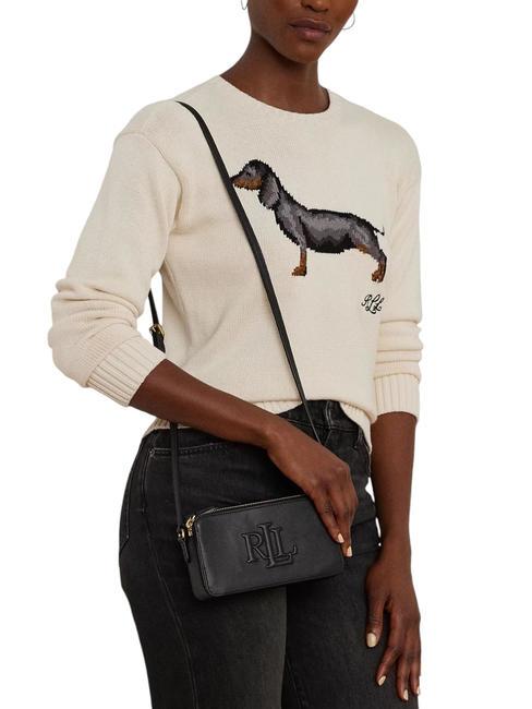 WITLEY Portofel clutch cu curea de umar negru2 - Genți femei