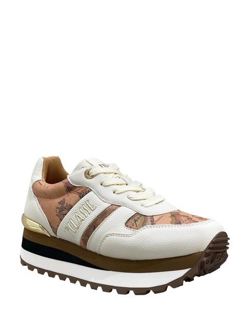 WENDY JR Adidași alb murdar/bej geo - Pantofi femei