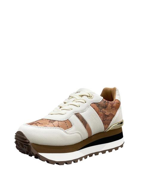 WENDY JR Adidași alb murdar/bej geo - Pantofi femei