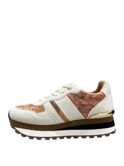 WENDY JR Adidași alb murdar/bej geo - Pantofi femei