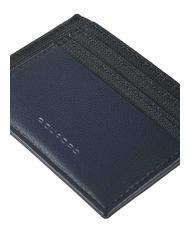 PIQUADRO P16  Suport plat pentru card CHEVRON ALBASTRU - Portofele bărbați - 2