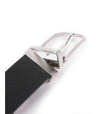 PIQUADRO C74 Cureaua din piele reversibila albastru negru - Curele - 3