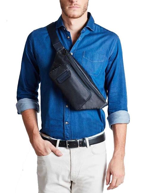 P16  Marsupiu chevron negru - Borsete de brâu