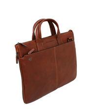 PIQUADRO BLACK SQUARE  Servietă pentru PC de 15 inchi, extensibilă Piele - Serviete birou - 3