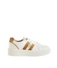 ALVIERO MARTINI PRIMA CLASSE GEO METALLIC LOGO Adidași cu platformă alb - Pantofi femei - 2