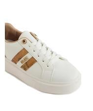 ALVIERO MARTINI PRIMA CLASSE GEO METALLIC LOGO Adidași cu platformă alb - Pantofi femei - 4