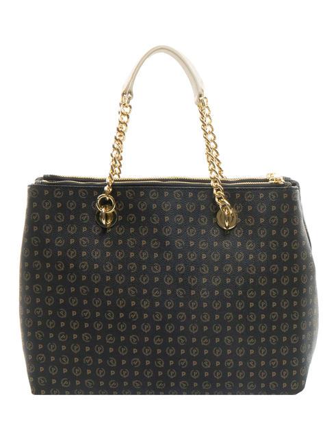 HERITAGE  Geanta cu bareta de umar Negru / Crem - Genți femei