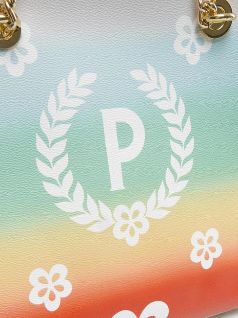 HERITAGE  Geanta de cumparaturi cu imprimeu peste tot Fildeș / lac - Genți femei