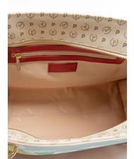 POLLINI HERITAGE  Geanta de cumparaturi cu imprimeu peste tot Fildeș / lac - Genți femei - 5