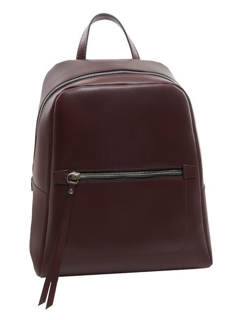 SMOOTH  Rucsac din piele oxblood - Genți femei