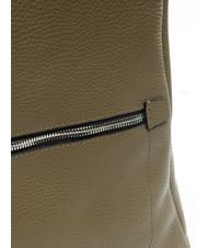 GIANNI CHIARINI GC Rucsac din piele ciocanita verde gum - Genți femei - 3