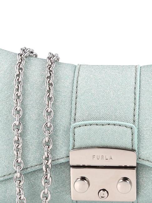 METROPOLIS Geantă de umăr mini din material textil zefir - Genți femei