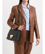 COCCINELLE NICO Geantă mică de umăr din piele mentă - Genți femei - 4