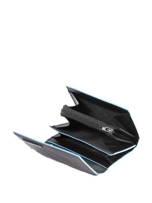 CAMPIONARIO - BLSQ Portofel compact din piele negru - Portofele bărbați