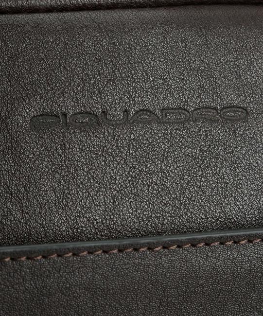 CAMPIONARIO - BLACK SQUARE Troler pilot pentru laptop de 15,6", din piele cu părul negru - Troler pilot - Cumpără online!