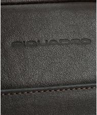 PIQUADRO CAMPIONARIO - BLACK SQUARE Troler pilot pentru laptop de 15,6", din piele cu părul negru - Troler pilot - Cumpără online! - 3