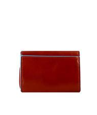 PIQUADRO CAMPIONARIO - BLSQ Portofel compact din piele portocale - Portofele bărbați - 3