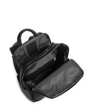 PIQUADRO BLACK SQUARE Rucsac din piele pentru laptop de 14". negru - Rucsacuri pentru laptop - 4