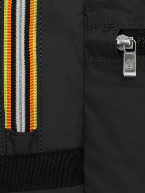 LAON Rucsac din nailon negru de asemenea - Rucsacuri pentru școală și timp liber