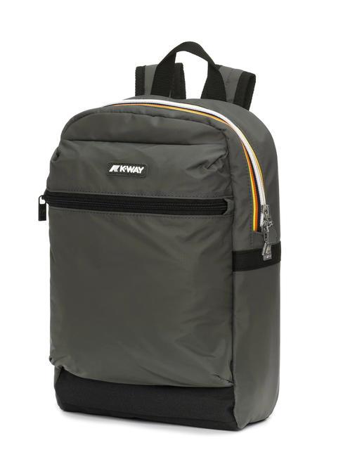 LAON Rucsac mic din nailon verde negricios - Rucsacuri pentru școală și timp liber