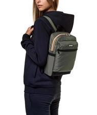 KWAY LAON Rucsac mic din nailon verde negricios - Rucsacuri pentru școală și timp liber - 4