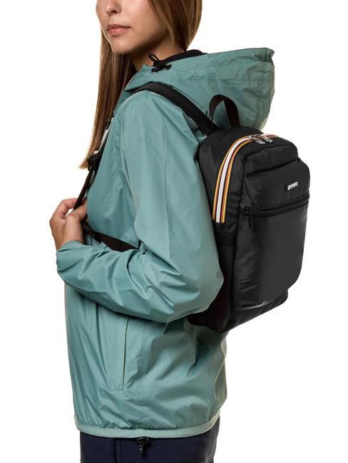 LAON Rucsac mic din nailon negru de asemenea - Rucsacuri pentru școală și timp liber