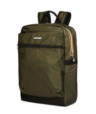 KWAY LAON Rucsac din nailon verde negricios - Rucsacuri pentru școală și timp liber - 2