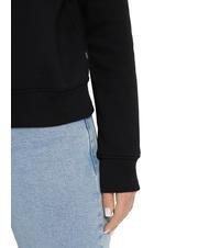 GUESS JEANS LOGO Hanorac cu decor normal cu g&acirc;t jetbla - Hanorace pentru femei - 4