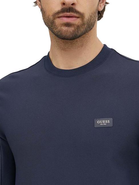 TECH Hanorac cu g&acirc;t crew din material tehnic smartblue - hanorace