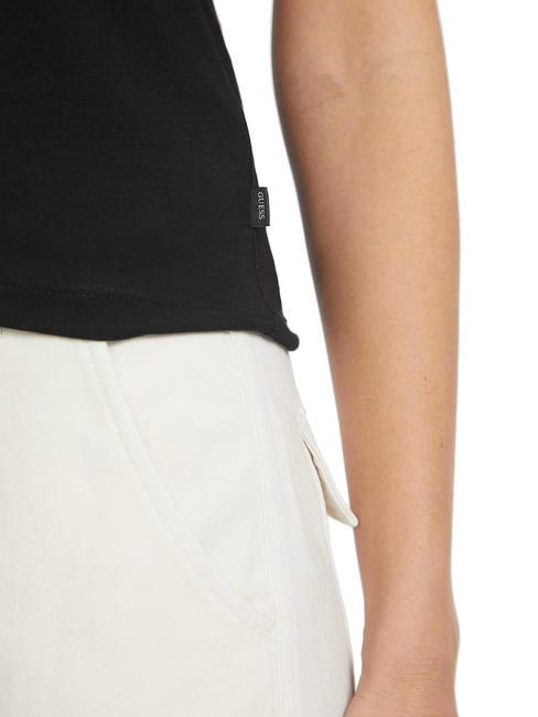 SLIM LOGO Tricou stretch slim fit jetbla - tricou