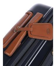 BRIC’S BELLAGIO Cărucior de cabină extensibil cu PC și port USB Albastru / Piele - Bagaje de mână - 5